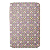 De Lavendel Schatkamer | Vintage Bloemen Medaillon Badmat (Voorkant Verticaal)