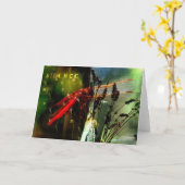 De lavendelcollage van Dragonly Kaart (Gele Bloem)