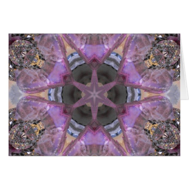 De Lavender Crystal Star Mandala (Voorkant Horizontaal)
