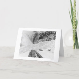 De Lawine Alaska 1916 van de trein Kaart