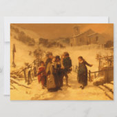 De lawine (door Gerolamo Induno) Kaart (Voorkant)