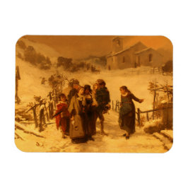 De lawine (door Gerolamo Induno) Magneet