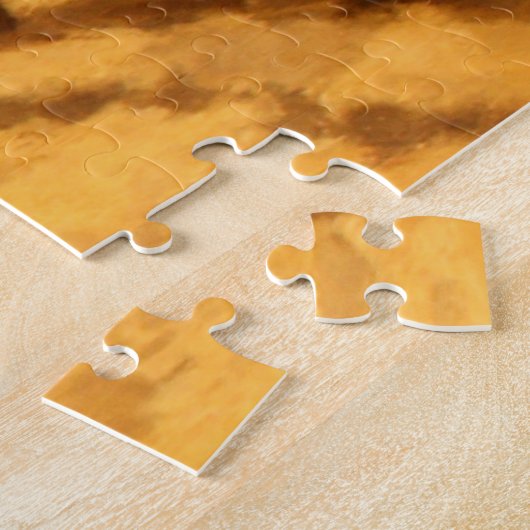 De lawine in de winter (door Gerolamo Induno) Legpuzzel (Zijkant)