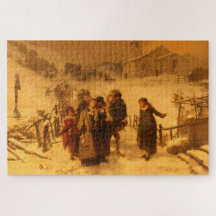 De lawine in de winter (door Gerolamo Induno)