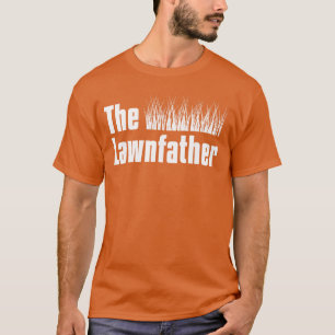 De Lawnfather Grasmaaien Tuinieren Tuinman Grasma T-shirt