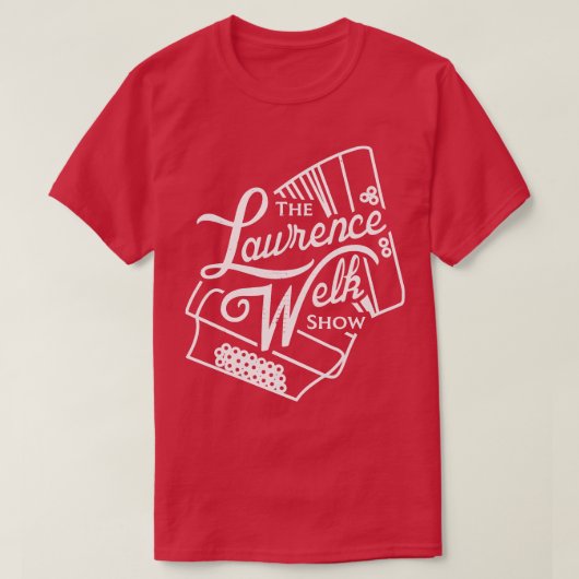 De Lawrence Welk Show-accordeon T-shirt (Design voorkant)