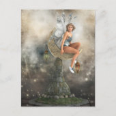 De Lazy Moon Fairy Briefkaart (Voorkant)