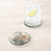 De Lazy Moon Fairy Zandsteen Onderzetter (Zijkant)