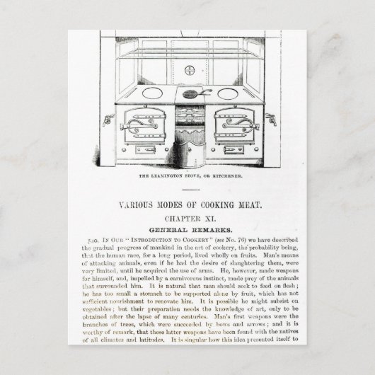 De Leamington Stove of Kitchener Briefkaart (Voorkant)