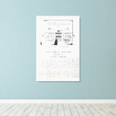 De Leamington Stove of Kitchener Canvas Afdruk (Insitu (Houten vloer))