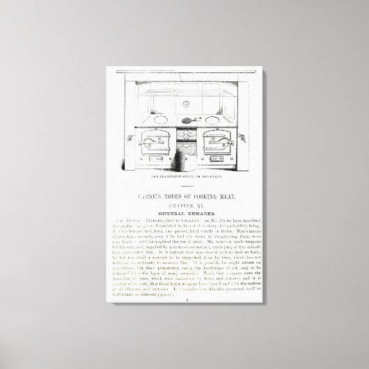 De Leamington Stove of Kitchener Canvas Afdruk (Voorkant)