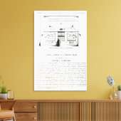 De Leamington Stove of Kitchener Canvas Afdruk (Insitu (Woonkamer))