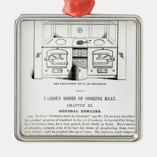 De Leamington Stove of Kitchener Metalen Ornament (Voorkant)