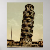 De Leaning Tower Pisa Italië Poster (Voorkant)