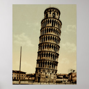 De Leaning Tower Pisa Italië Poster