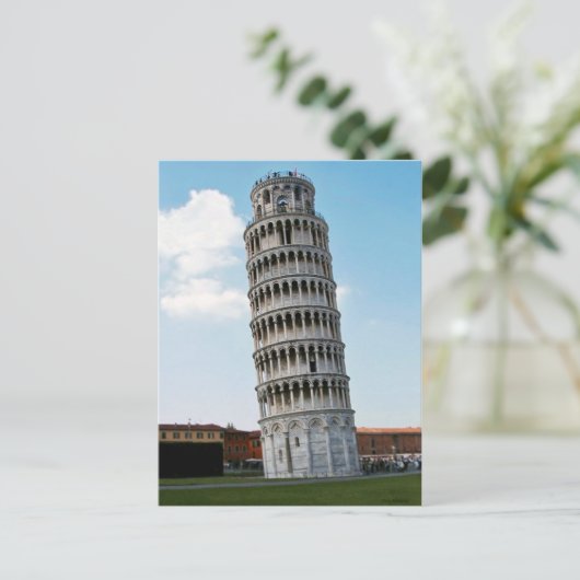 De Leaning Tower van Pisa 2 Briefkaart (Staand voorkant)