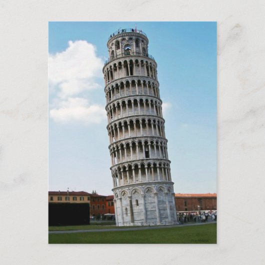 De Leaning Tower van Pisa 2 Briefkaart (Voorkant)