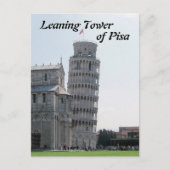 De Leaning Tower van Pisa Briefkaart (Voorkant)