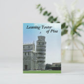 De Leaning Tower van Pisa Briefkaart (Staand voorkant)