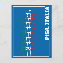 De Leaning Tower van Pisa, Italië Briefkaart