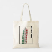 De Leaning Tower van Pisa, Italië Tote Bag (Achterkant)