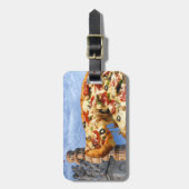 De Leaning Tower van Pizza (Pisa) Bagagelabel (Voorkant verticaal)