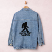 De Leave No Trace Kampioen Grappige Bigfoot Denim Jacket (Hangar)