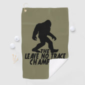 De Leave No Trace Kampioen Grappige Bigfoot Golfhanddoek (Insitu)