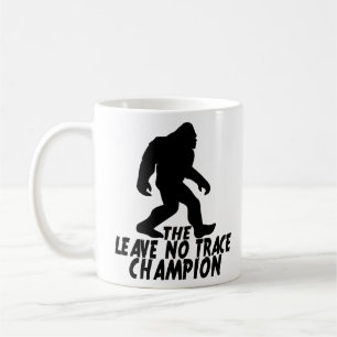 De Leave No Trace Kampioen Grappige Bigfoot Koffiemok
