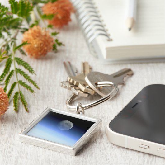 De ledemaat van de aarde sleutelhanger (Zijkant)