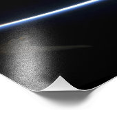 De ledemaat van de aarde snijdt een Soyuz ruimteva Foto Afdruk (Hoek)