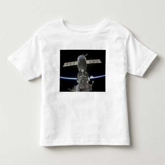 De ledemaat van de aarde snijdt een Soyuz ruimteva Kinder Shirts (Voorkant)