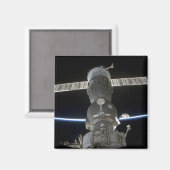 De ledemaat van de aarde snijdt een Soyuz ruimteva Magneet (Voorkant / Achterkant)