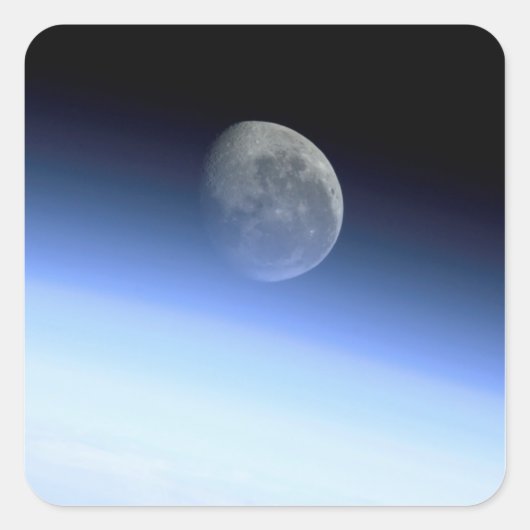 De ledemaat van de aarde vierkante sticker (Voorkant)