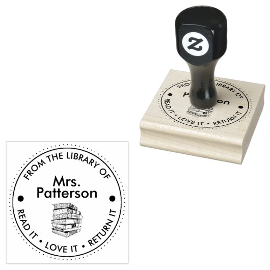 De leden lezen het liefste dat het op persoonlijke rubberstempel (Gestempeld)