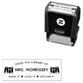 De leden lezen het liefste dat het op persoonlijke zelfinktende stempel (In situ)