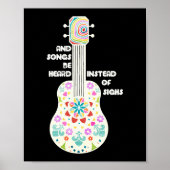 De leden worden aangeroepen tot de muzikale theate poster (Voorkant)