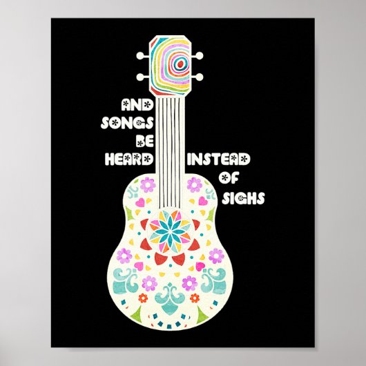 De leden worden aangeroepen tot de muzikale theate poster (Voorkant)