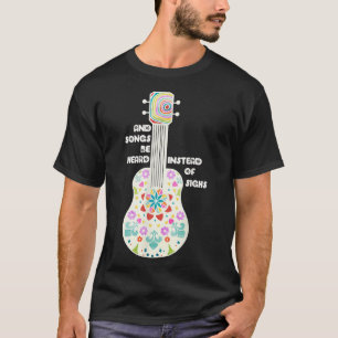 De leden worden aangeroepen tot de muzikale theate t-shirt