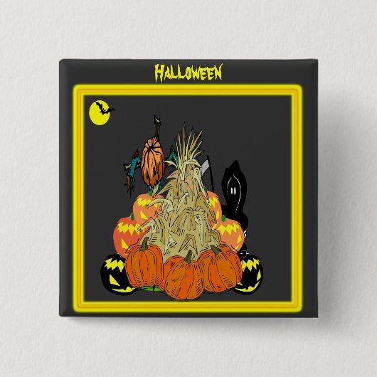 De ledenkrak - vierkante button 5,1 cm (Voorkant)