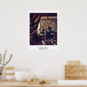 de ledenlijst van de schilderijen van Johannes Ver Poster (Keuken)