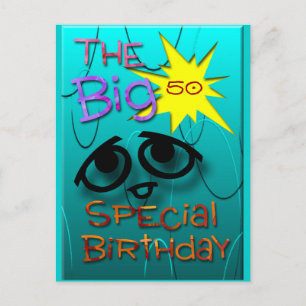 De leeftijd aanpassen briefkaart