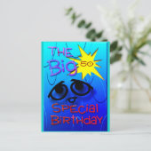 De leeftijd aanpassen briefkaart (Staand voorkant)