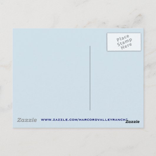 De leeftijd aanpassen briefkaart (Achterkant)