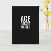 De leeftijd is niet het Grappige Wenskaart van de Kaart (Gele Bloem)