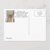 De leeftijd tonen... Carnegie Library Aankondigingskaart (Achterkant)