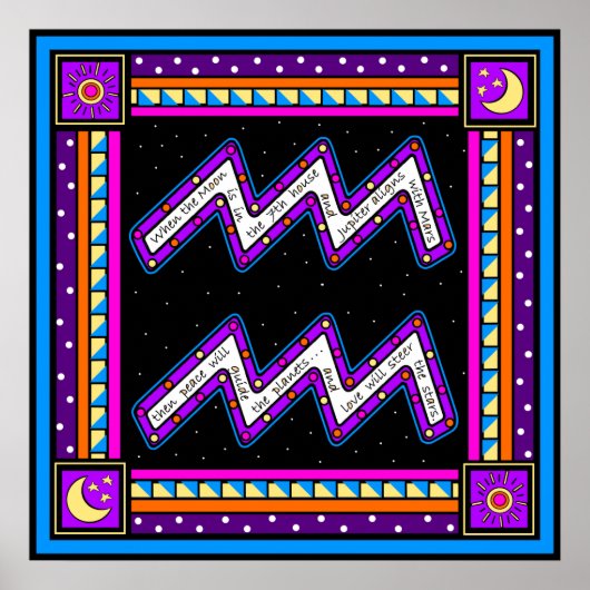 DE LEEFTIJD VAN AQUARIUS POSTER (Voorkant)