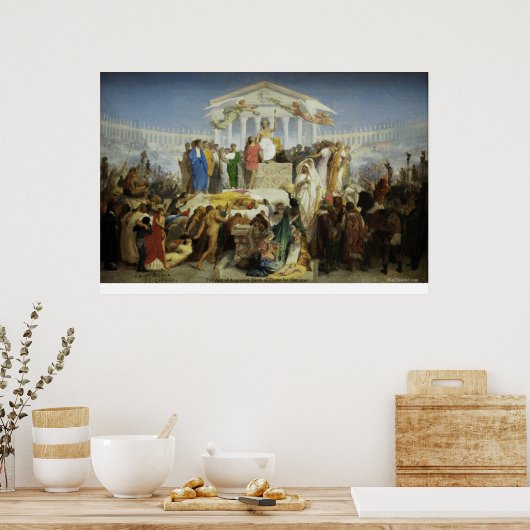 De leeftijd van Augustus, de geboorte van Christus Poster (Keuken)