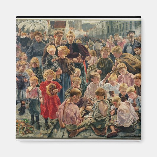 De leeftijd van de werknemer magneet (Voorkant)
