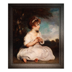 De leeftijd van Innocence door Joshua Reynolds Foto Afdruk